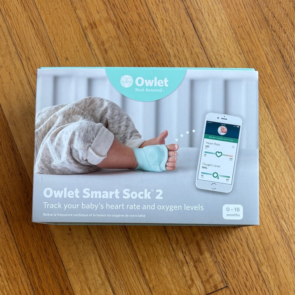 Like New Owlet Smart Sock 2 Baby Monitor